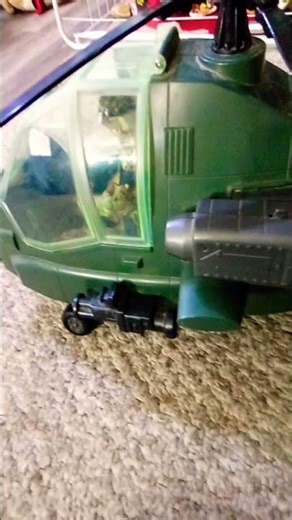 my 1990s helicopter GI Joe and my 1997 GI Joe