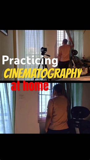 Want to create such simple cinematic shots at home? | Practicing cinematography at home #filmmaking