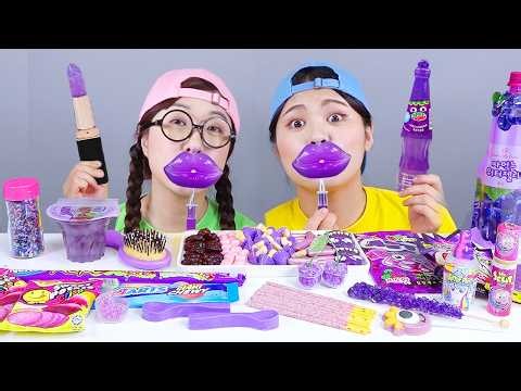 Convenience store Purple Food Jelly Dessert Mukbang DONA