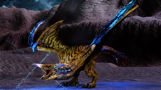 Monster Hunters Rey Dau 3D Model, TokyoAk