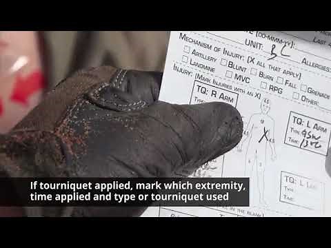 CMC 78 DD FORM 1380 Combat Casualty Care Card