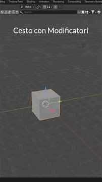 Blender Tutorial: Crea un Cesto in Vimini con i Modificatori