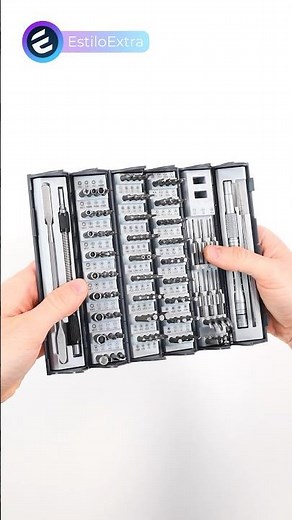 Impresionante Kit de Destornilladores de Precisión 128 en 1 🪛