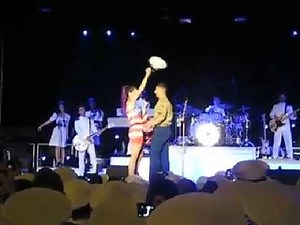 Katy Perry Kisses US Marine