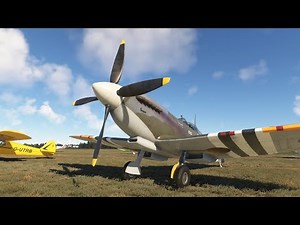 First look (for me) at the Flying Iron Supermarine Spitfire Mk IXc in Flight Simulator 2020