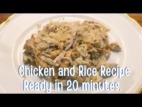 Chicken and Rice | Rotisserie Chicken & Rice | 3 Ingredients Recipe | Chicken & Rice Recipe