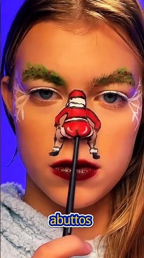 A hilarious human body painting that uses the buttocks as a nose, incredibly realistic and vivid!