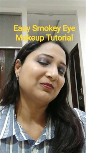 Easy Smokey Eye Makeup Tutorial #live #shorts #youtube #smokey #eyes #trending #youtubeshorts