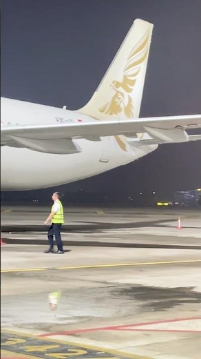 Pilot doing walk around check #captain #walkaround #aviation