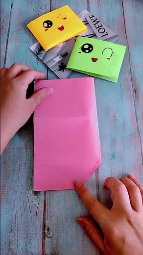 💌 DIY Colorful Paper Card Holder & Money Bag | Easy Craft Tutorial | Marzia’s Diary #diy #craft