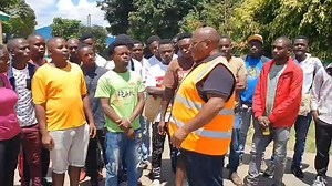 Chisankane Ward Development Committee Chairperson Mr Kennedy Simbotwe at Camco | CIC PRESS TEAM | Facebook