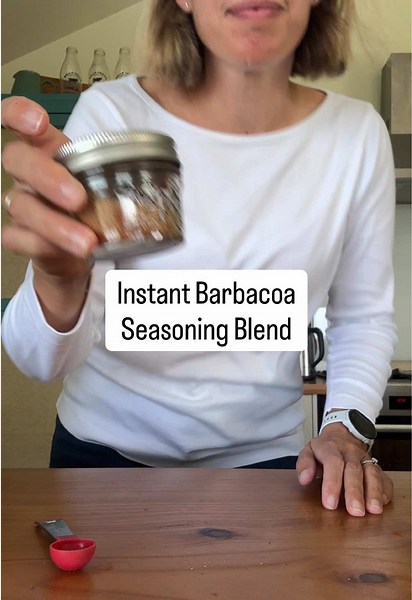 No abodo! No dried chilis! Make this instant barbacoa seasoning to add instant rich and smokey flavors to ANYTHING! Meet, veg, potatoes, shrimp … anything goes! #barbacoa #spicemix #mexicanmadeeasy