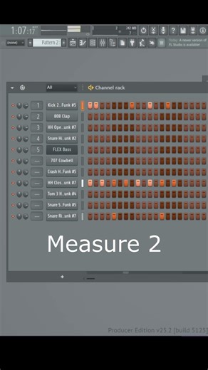 how to make a funk drum pattern fl studio #tutorial #drums