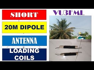 Short 20m dipole antenna! Designing, Building and Tuning. The complete process!