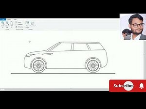 ।3। How to draw a car on computer#MS Paint car tutorial#Car drawing for beginners#Digital car design