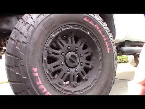 Ford F250 4x4 ESOF Automatic locking hubs inspection maintenance Auto Axle play slop