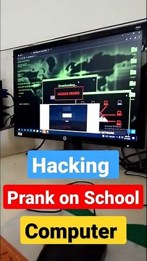 Best Hacking Prank on School Computer 😅 || This Prank will Amaze Your Friends 😊