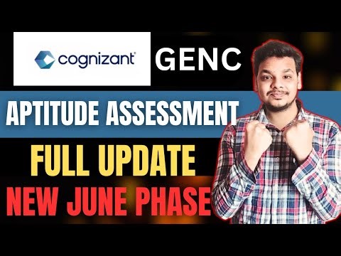 Cognizant GenC Aptitude Assessment | Cognizant GenC Aptitude , Technical Assessment 2025
