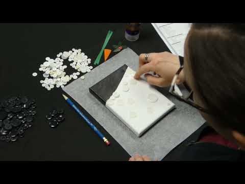 Make it at Home: Snowman Button Art