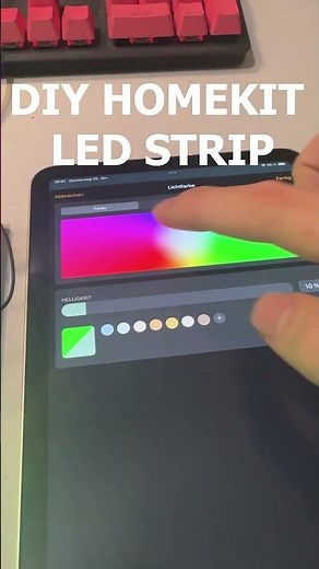 DIY Homekit enabled LED Strip with ESP32 #diy #electronic #arduino #engineering #esp32 #leds