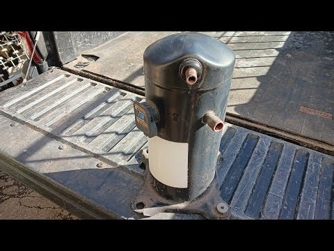 Sealed Unit Scrapping - Scroll Compressor