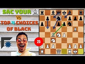 Dirty Chess Tricks against Sicilian - 25 (Various sac on e6 Najdorf)