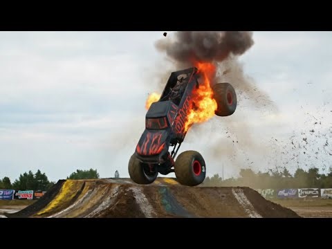 RC Monster Truck Epic Fails & Insane Jumps! 4x4 Off-Road Mudding Action