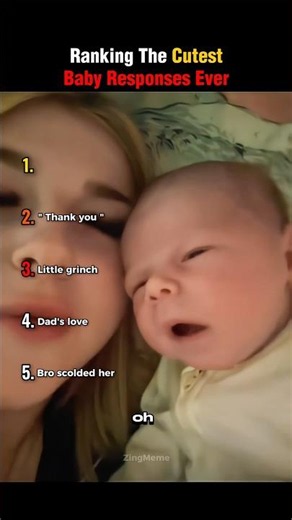 Ranking The Cutest Baby Responses Ever 😭