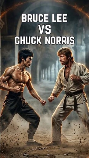 Bruce Lee vs Chuck Norris | Legendary Fight Tribute