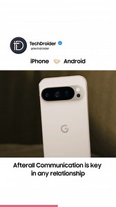 15K views · 68 reactions | iPhone 欄 Android - Communication is the Key! #iPhone #Android #Apple #Google | TechDroider | Facebook