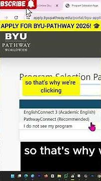BYU-Pathway 2026: How to Apply in 60 Seconds! 🎓✨ #MichaelEmefeke