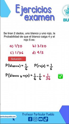 ✅Ejercicios examen #buap