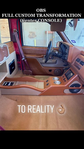 Custom Center Console Transformation for Chevy Truck | Car Audio Console Design