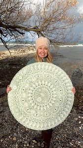 8.3K views · 3K reactions | “Rewilded”, a 34” mandala in a very...