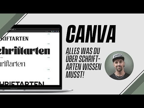 CANVA - Alles was du über Schriftarten wissen musst