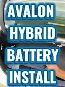 Toyota Avalon Hybrid Battery Replacement🔋| Start to Finish #Shorts
