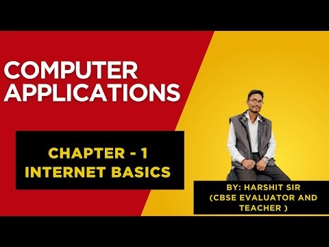 🌐 Chapter: Basics of Internet Terms | CBSE Class X | Computer Applications (Code 165)