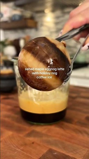 salted maple ice coffee ☕ #coffee #espressoyourself #asmrsounds #espressolover