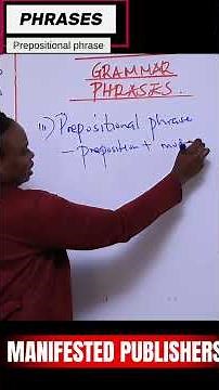 PREPOSITIONAL PHRASES