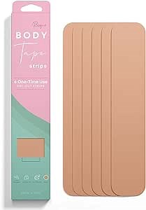 Boob Tape, Breast Lift Tape Strips for Contour Lift & Fashion | Boobytape Bra Alternative of Breasts | Body Tape for Lift Push up in All Clothing Fabric Dress Types | Waterproof Sweatproof Bob Tape
