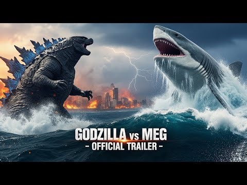 GODZILLA vs. MEG (2025) – First Trailer | Epic Monster Concept Movie Trailer | Veo 3 AI Generated