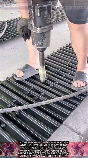 How to tighten screws with a pneumatic machine || Advanced equipment