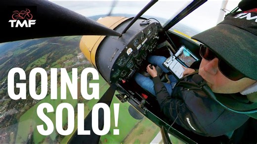 Piper Supercub Going Solo! - Flying out of the circuit for the first time in the PA-18 Supercub