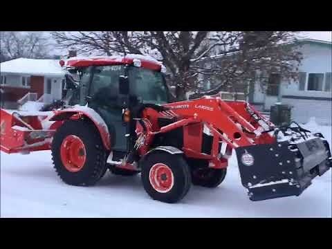 Snow Removal Kubota L6060 / Déneigement avec Kubota L6060