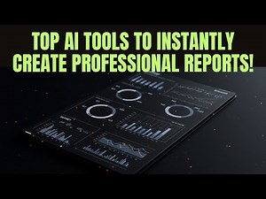 Best AI Report Writing Tools 2025: Automate Professional Reports with ChatGPT, Jasper, and More!
