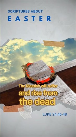 Scriptures about Easter, you shall be my witnesses!