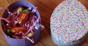 How To Make An Easter Egg Gift Box For Candy And Goodies