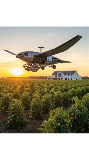 Smart Farming with a Robotic Hawk with tometos