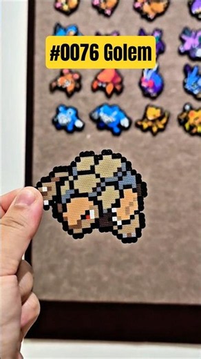 76/151: Golem 🪨💪 Can I Make ALL 151 Pokémon? 🎨