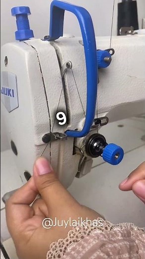 Threading a Juki sewing machine 👍